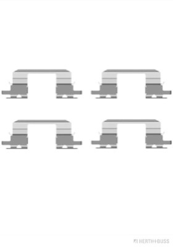 HERTH+BUSS JAKOPARTS Accessory Kit, disc brake pad