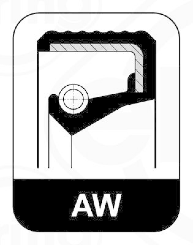 ELRING Wellendichtring, Kurbelwelle 164500