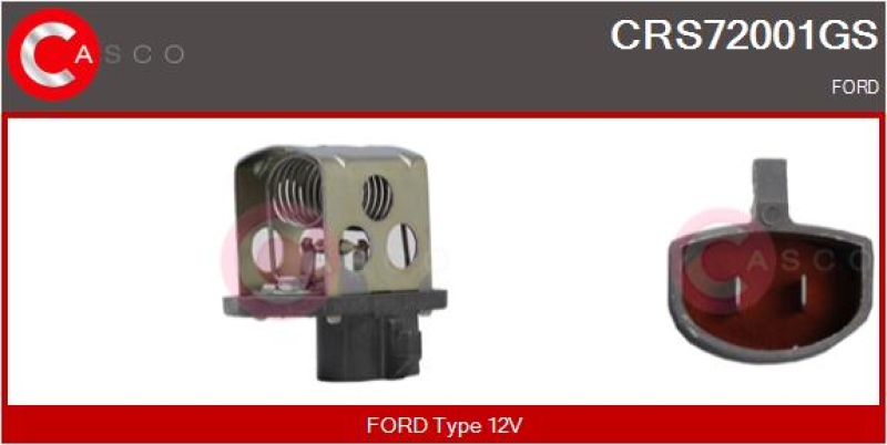 CASCO Series Resistor, electro motor radiator fan