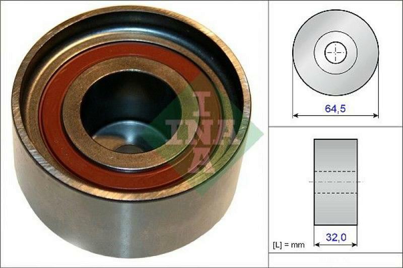 INA Deflection/Guide Pulley, timing belt