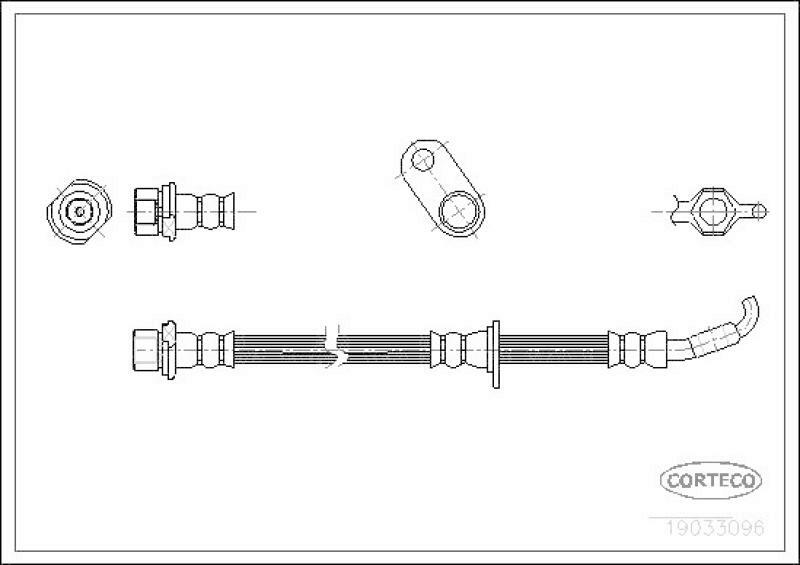 CORTECO Brake Hose