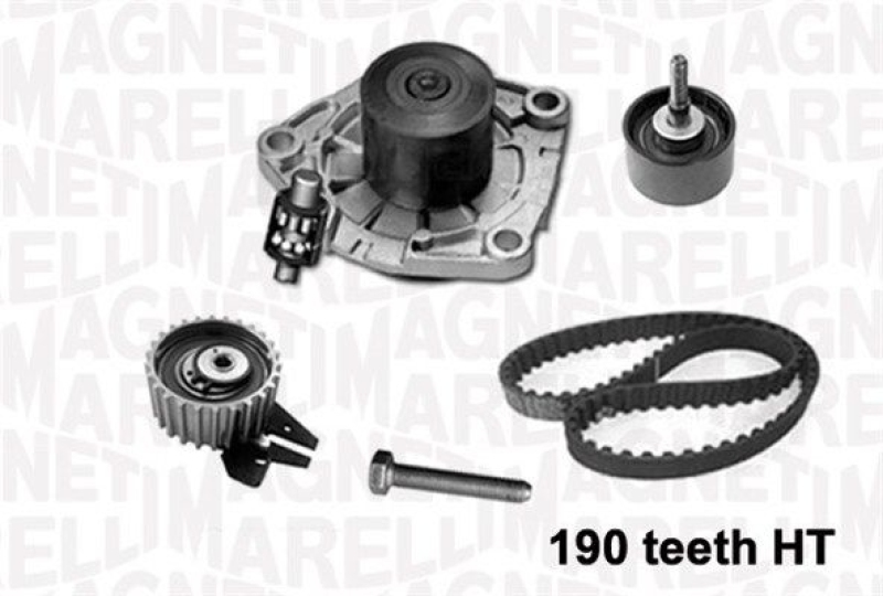 MAGNETI MARELLI Water Pump & Timing Belt Kit