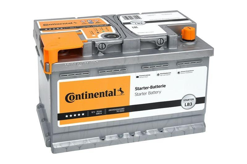 Continental Starterbatterie 70Ah 680A