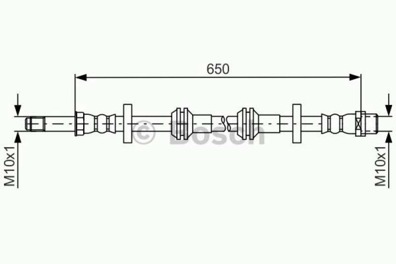 BOSCH Bremsschlauch 1 987 481 690