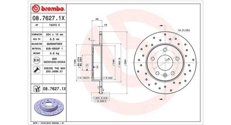 MAGNETI MARELLI Brake Disc
