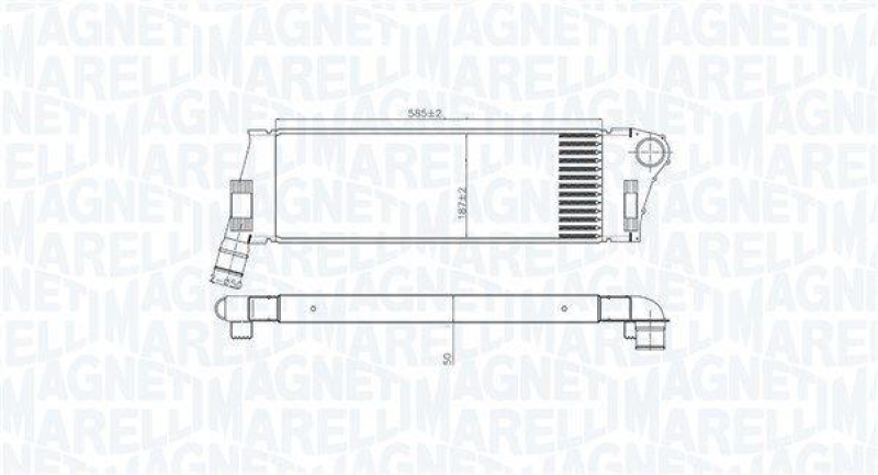 MAGNETI MARELLI Ladeluftkühler