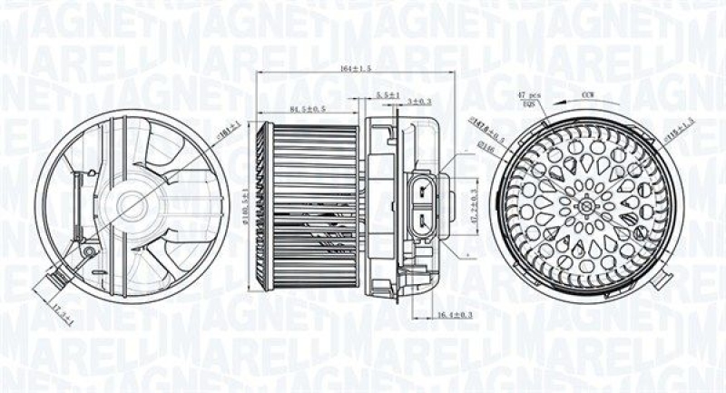 MAGNETI MARELLI Innenraumgebläse