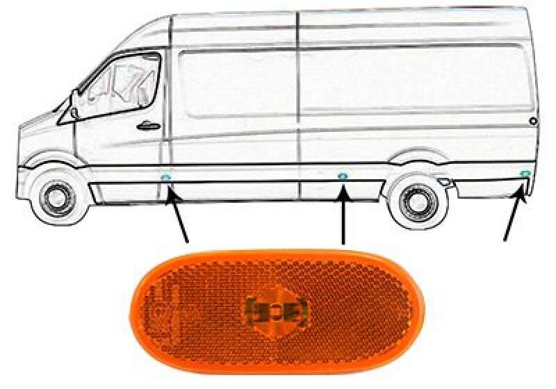 VAN WEZEL Side Marker Light