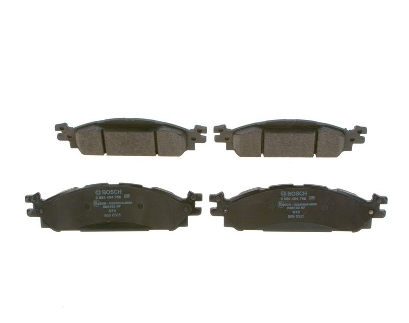 BOSCH Brake Pad Set, disc brake