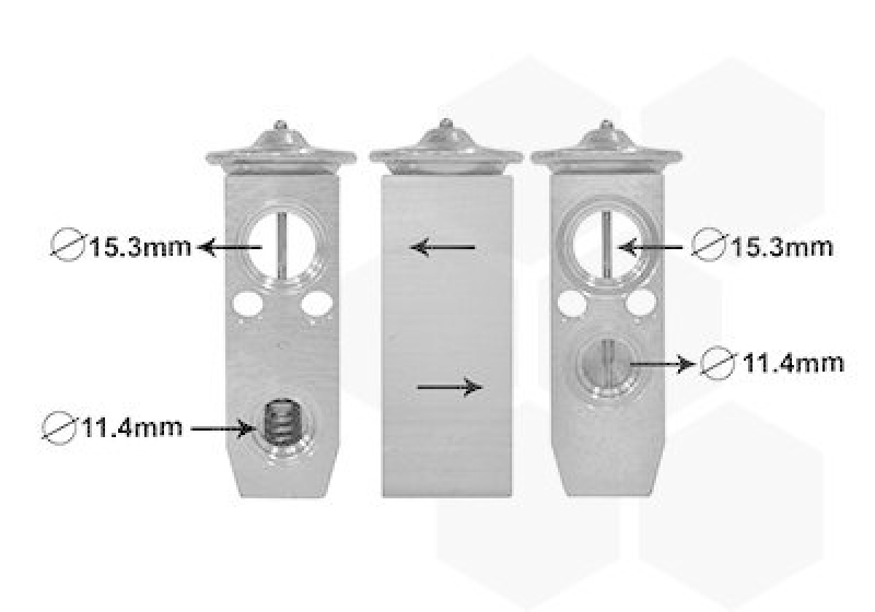 VAN WEZEL Expansionsventil, Klimaanlage 13001365
