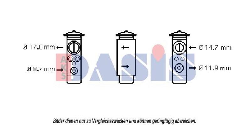 AKS DASIS Expansionsventil, Klimaanlage