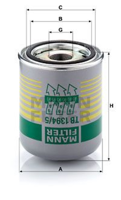 MANN-FILTER Air Dryer Cartridge, compressed-air system