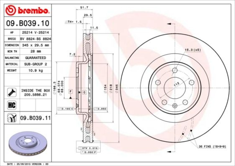Brembo Bremsscheiben + Bremsbeläge Vorne Hinten passend für Audi A5 S5 A4 B8 S4