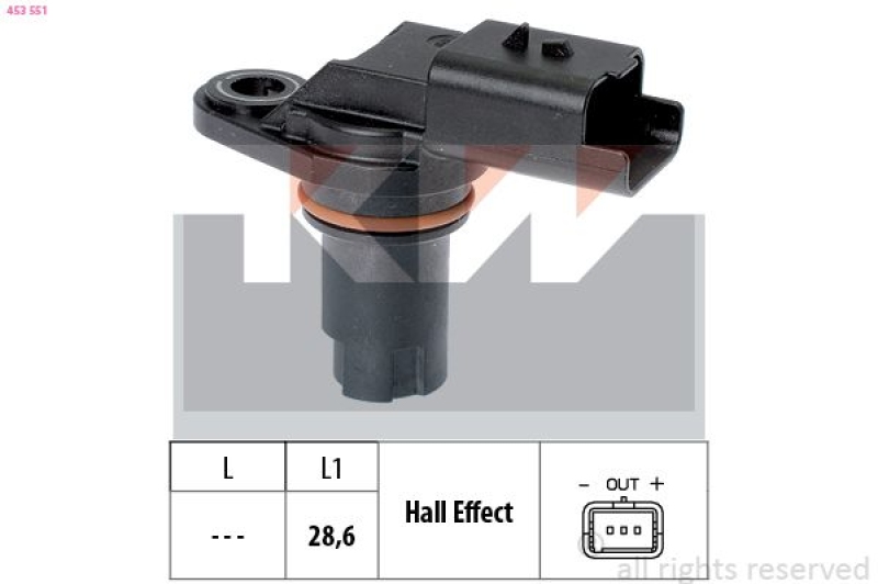 KW Sensor, Nockenwellenposition Made in Italy - OE Equivalent