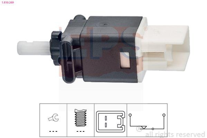 EPS Bremslichtschalter Made in Italy - OE Equivalent