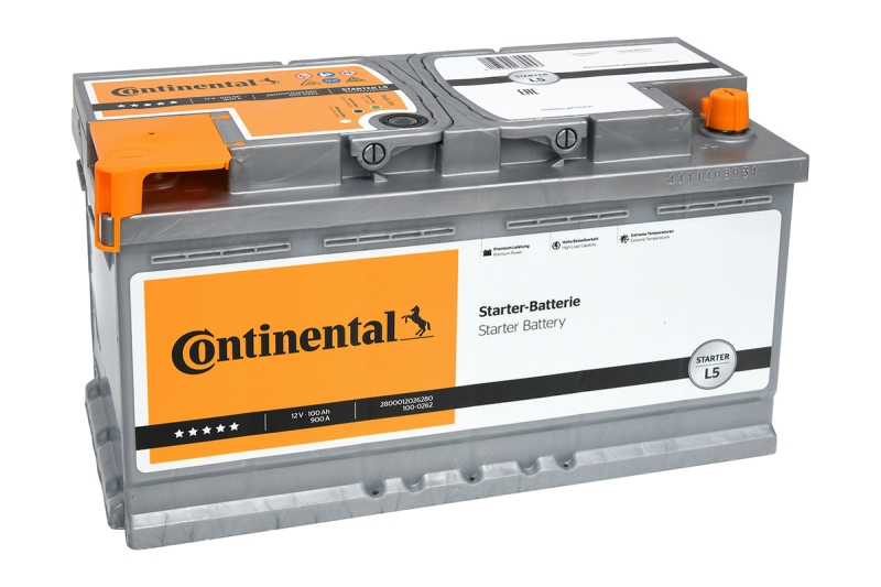 Continental Starterbatterie 100Ah 900A
