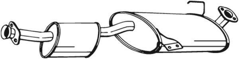 BOSAL Middle Silencer