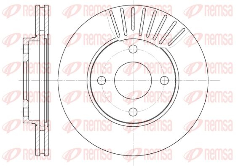 2x KAWE Brake Disc