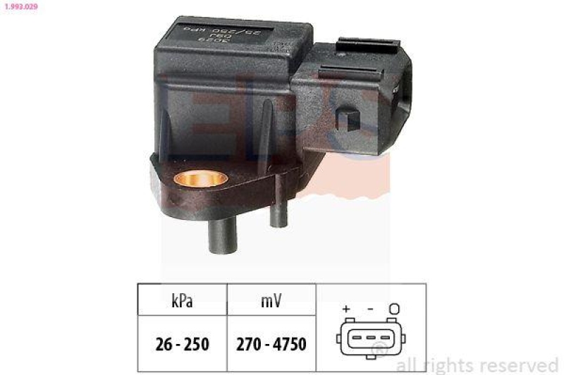 EPS Luftdrucksensor, Höhenanpassung Made in Italy - OE Equivalent