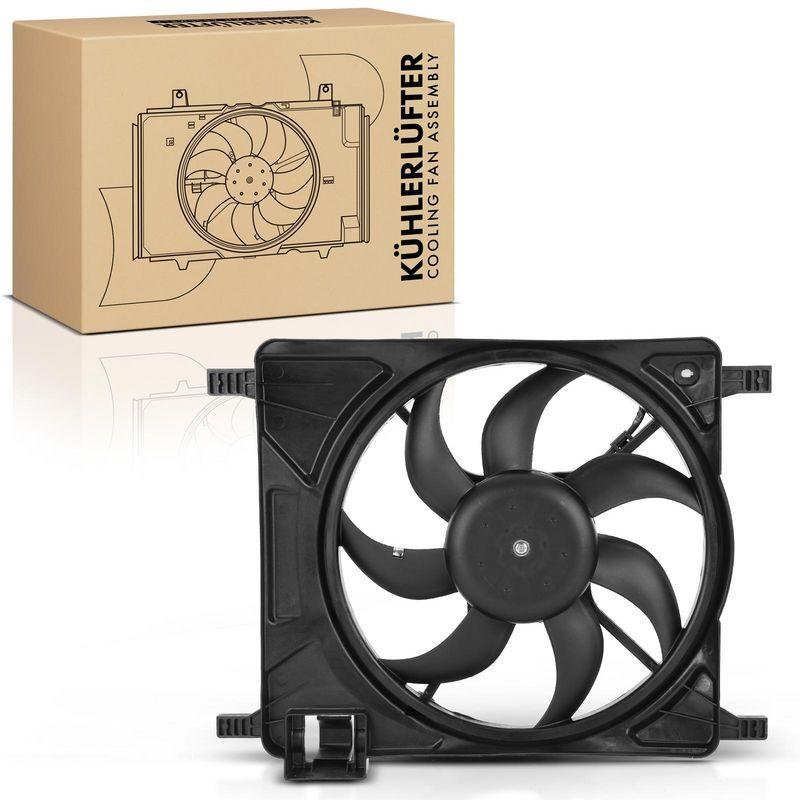 1x Frankberg Motork&uuml;hler Einfachl&uuml;fter mit K&uuml;hlerl&uuml;fterrahmen passend f&uuml;r Chevrolet Spark M300 1.2L 2010-2015 5481FB0026357