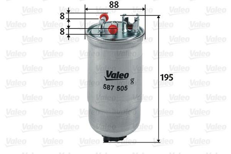 VALEO Kraftstofffilter 587505