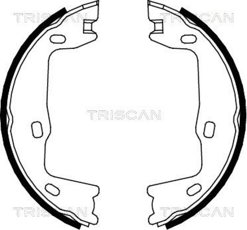 TRISCAN Bremsbackensatz, Feststellbremse