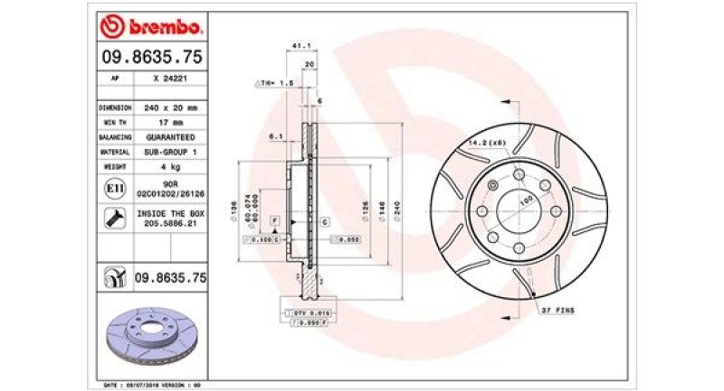 MAGNETI MARELLI Bremsscheibe