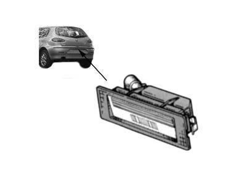 VAN WEZEL Licence Plate Light