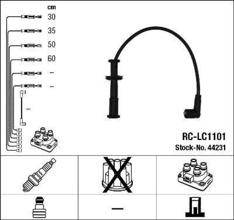 NGK Ignition Cable Kit