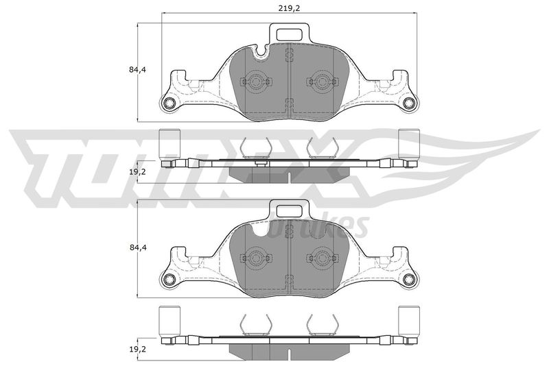 TOMEX Brakes Brake Pad Set, disc brake