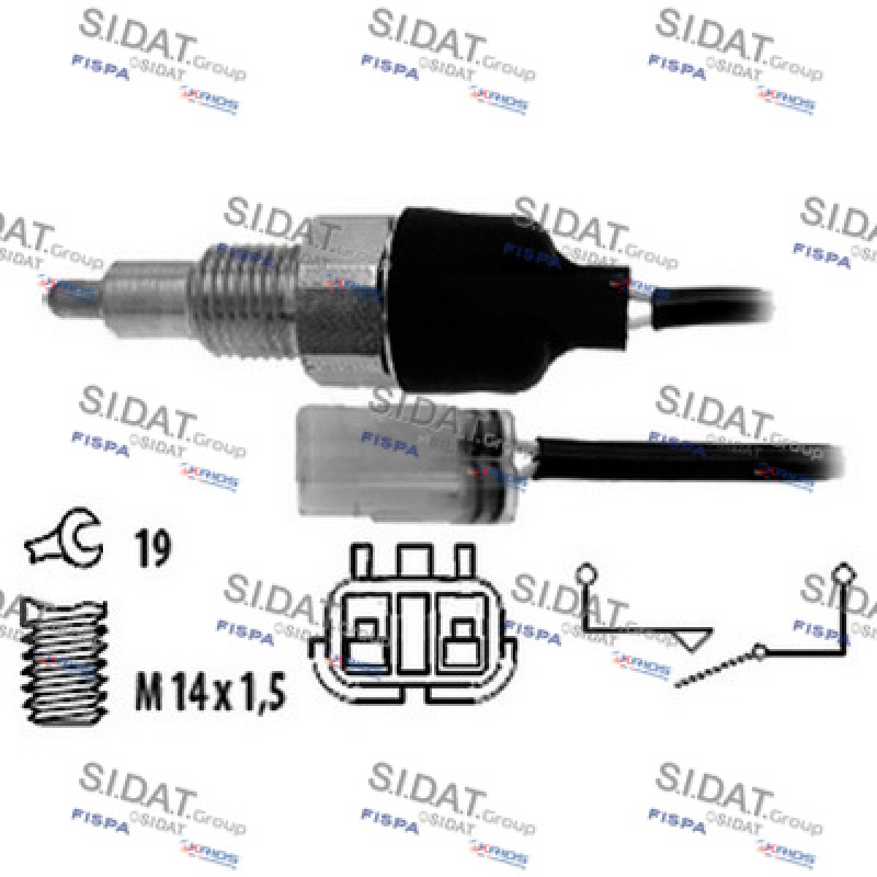 SIDAT Schalter, Rückfahrleuchte