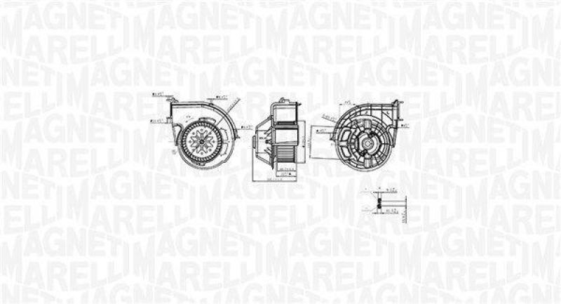 MAGNETI MARELLI Innenraumgebl&auml;se 69412761010
