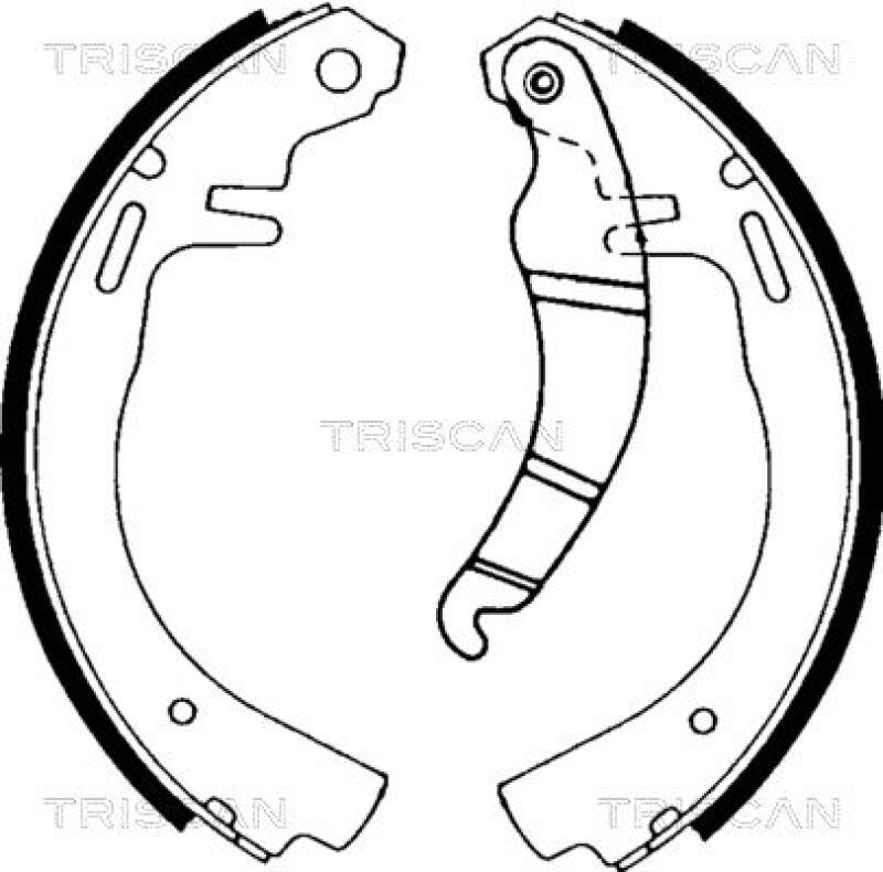 TRISCAN Bremsbackensatz 8100 24223