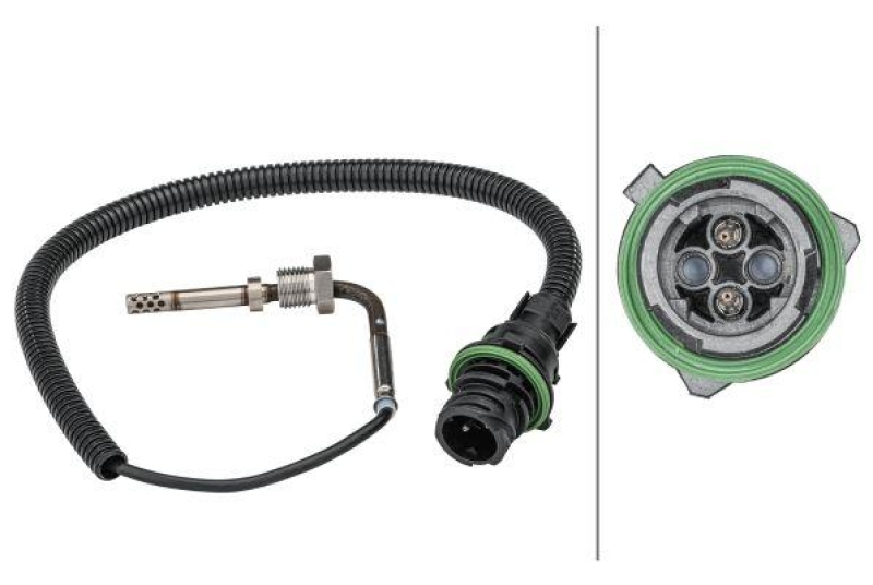 HELLA Sensor, Abgastemperatur 6PT358181-581