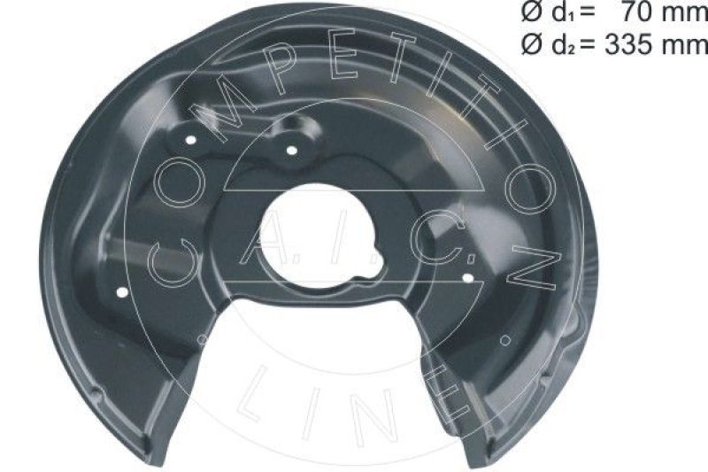 AIC Splash Panel, brake disc Original AIC Quality