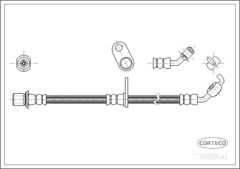 CORTECO Bremsschlauch