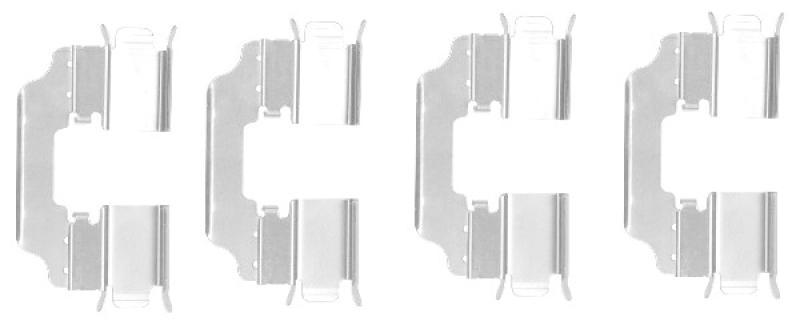 HELLA Accessory Kit, disc brake pad