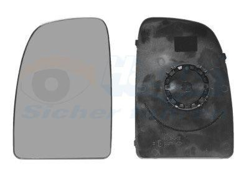 VAN WEZEL Spiegelglas, Au&szlig;enspiegel * HAGUS * 1651833