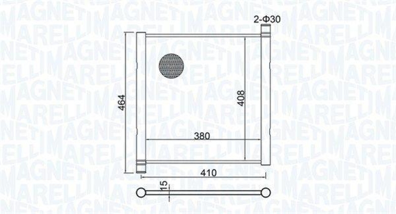 MAGNETI MARELLI K&uuml;hler, Motork&uuml;hlung 350213151900