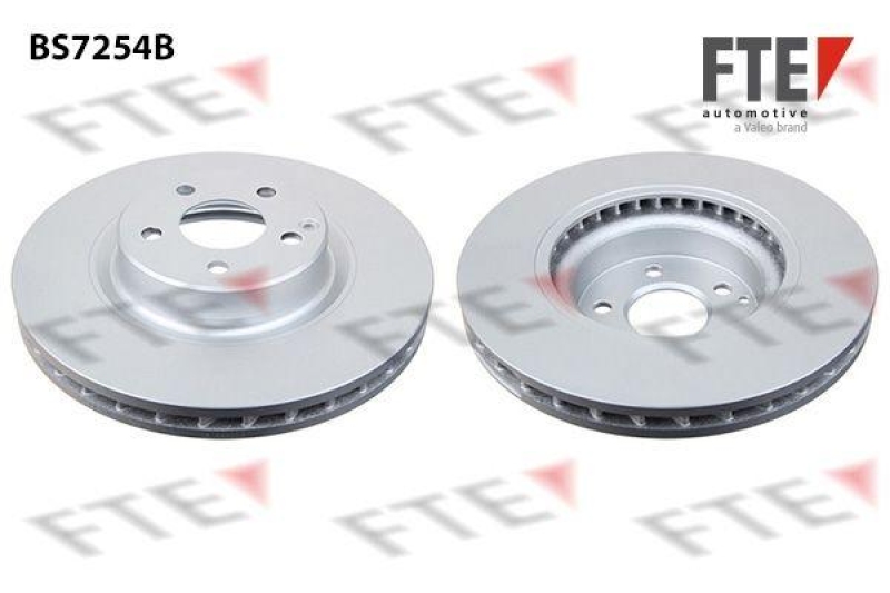 2x FTE Bremsscheibe COATED RANGE