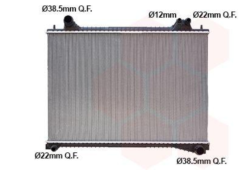 VAN WEZEL K&uuml;hler, Motork&uuml;hlung 77012704