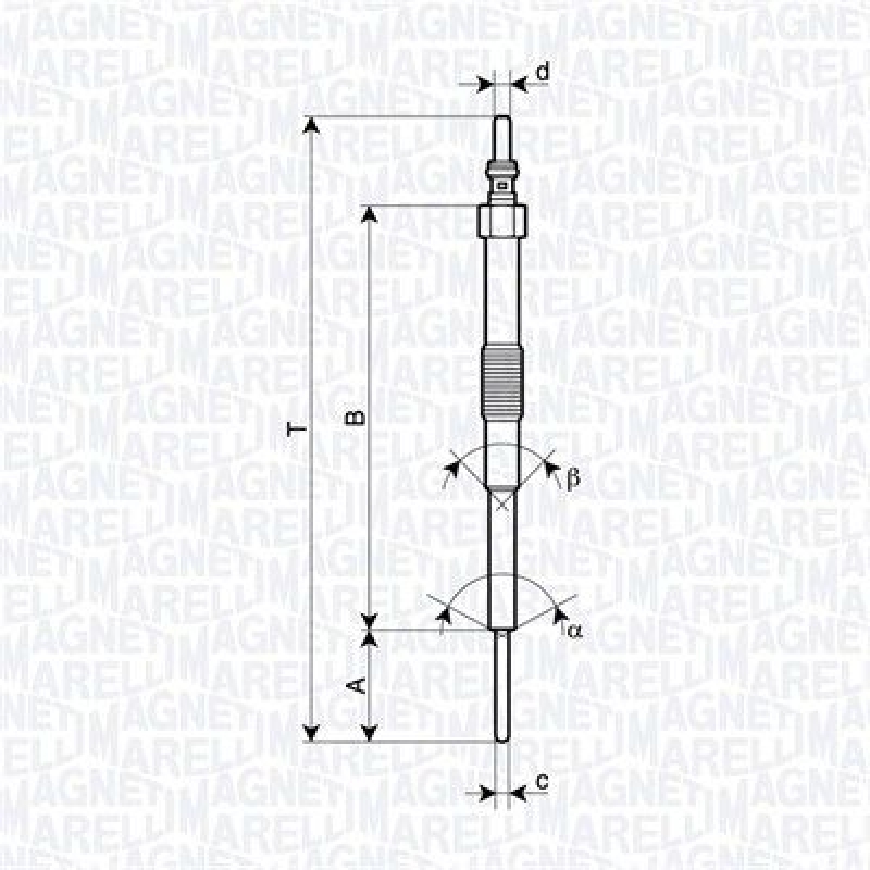 MAGNETI MARELLI Glow Plug