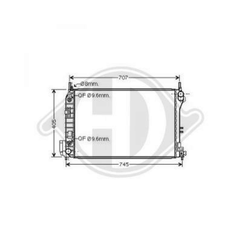 DIEDERICHS Radiator, engine cooling DIEDERICHS Climate