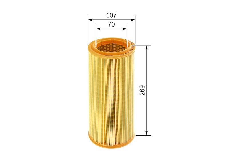 BOSCH Luftfilter 1 457 433 307