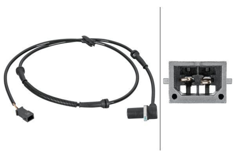 HELLA Sensor, Raddrehzahl 6PU 012 806-831