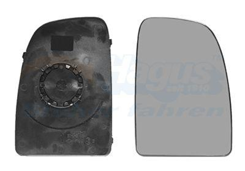 VAN WEZEL Spiegelglas, Au&szlig;enspiegel * HAGUS * 1651834