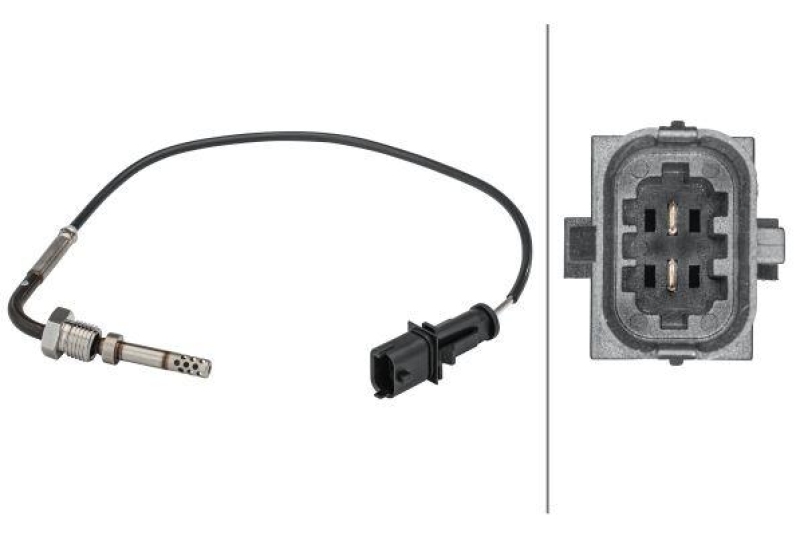 HELLA Sensor, Abgastemperatur 6PT358181-601