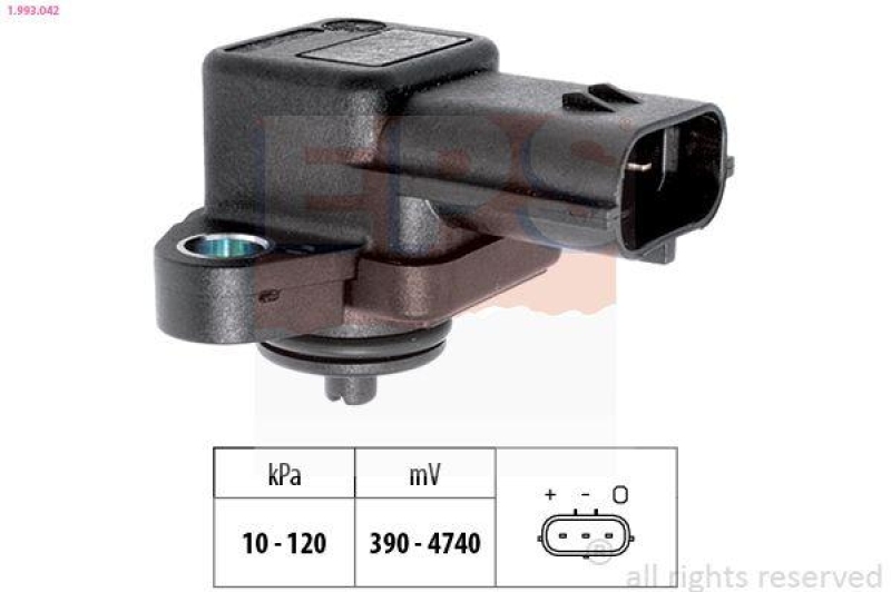 EPS Luftdrucksensor, Höhenanpassung Made in Italy - OE Equivalent