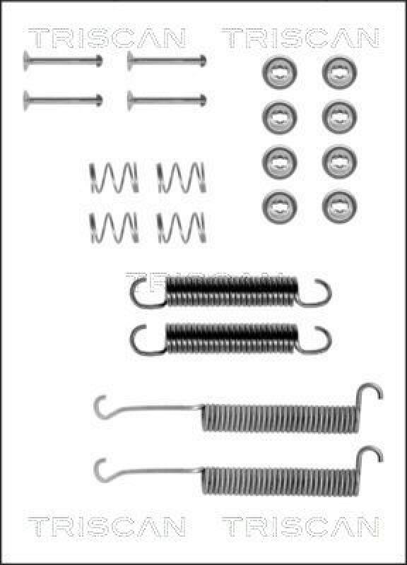 TRISCAN Zubehörsatz Bremsbacken Trommelbremse Montagesatz