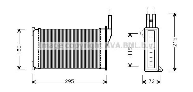 AVA QUALITY COOLING Wärmetauscher, Innenraumheizung